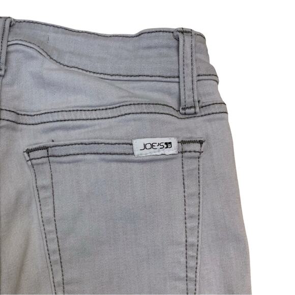 JOE’S Washed Out Gray High Rise Skinny Jeans Size 25 High Waisted Stretch Grey - Picture 6 of 8
